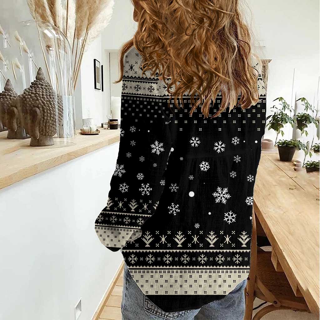 Cavalier King Charles Spaniel Xmas Ball Women Casual Shirt Christmas Dog Lovers - Wonder Print Shop