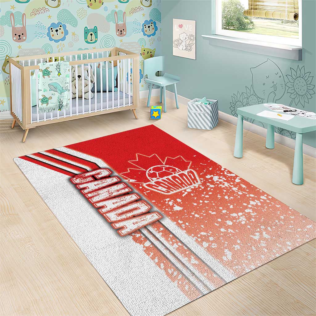 Canada Football Area Rug Canucks Soccer - Road To Champion