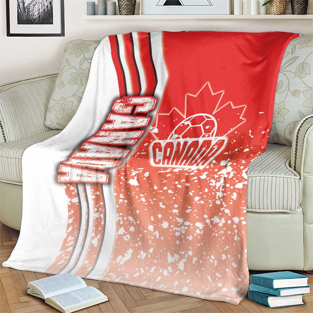 Canada Football Blanket Canucks Soccer - Road To Champion