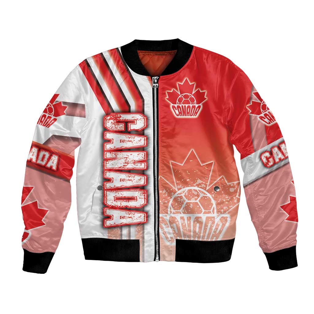Canada Football Bomber Jacket Canucks Soccer - Road To Champion