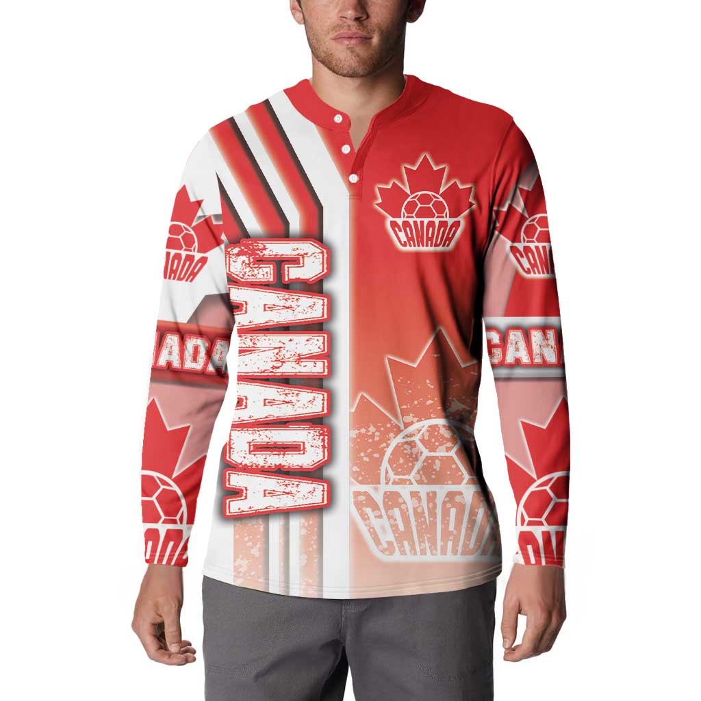 Canada Football Button Sweatshirt Canucks Soccer - Road To Champion