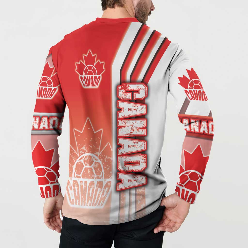 Canada Football Button Sweatshirt Canucks Soccer - Road To Champion