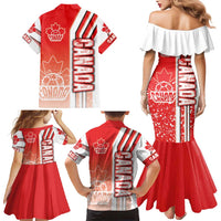 Canada Football Family Matching Mermaid Dress and Hawaiian Shirt Canucks Soccer - Road To Champion