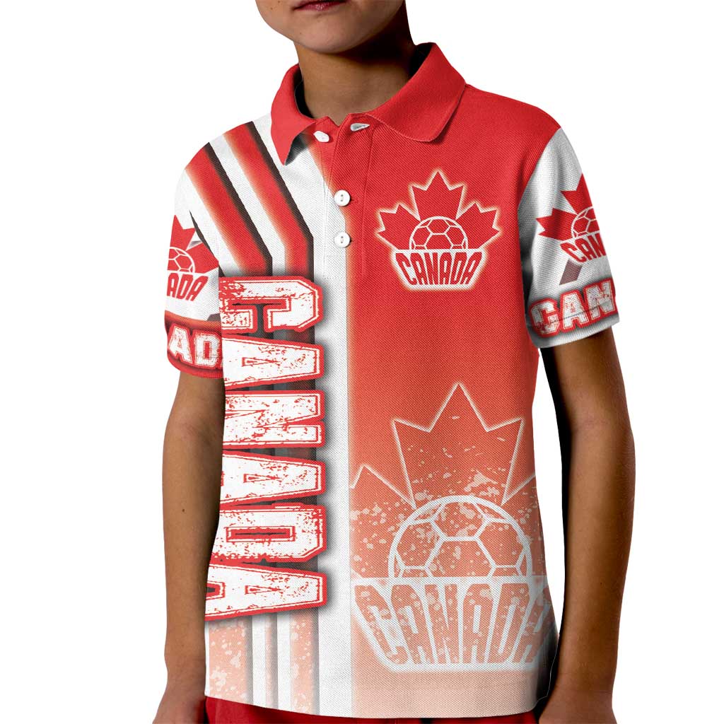 Canada Football Kid Polo Shirt Canucks Soccer - Road To Champion