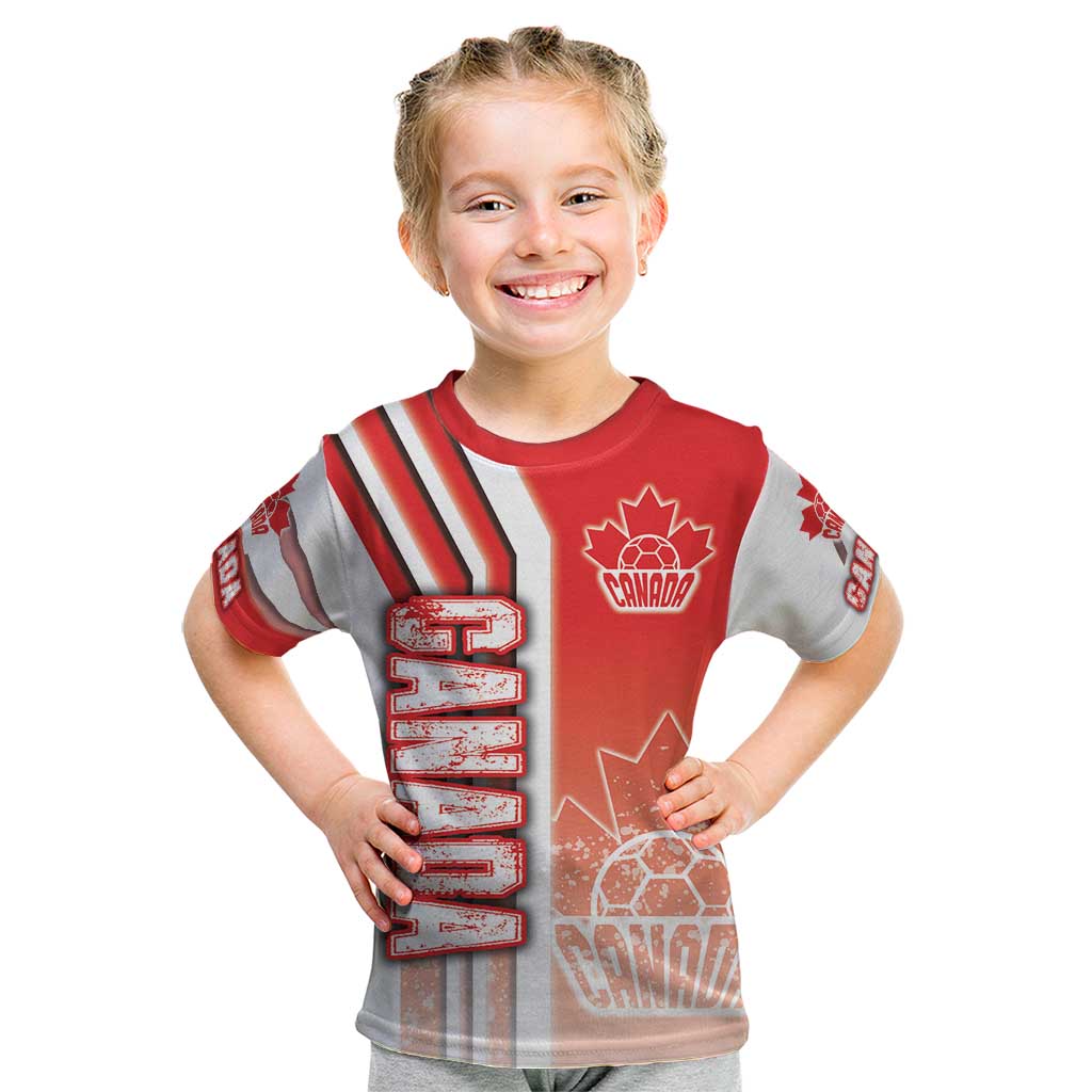 Canada Football Kid T Shirt Canucks Soccer - Road To Champion