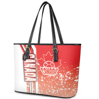 Canada Football Leather Tote Bag Canucks Soccer - Road To Champion