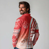 Canada Football Long Sleeve Polo Shirt Canucks Soccer - Road To Champion