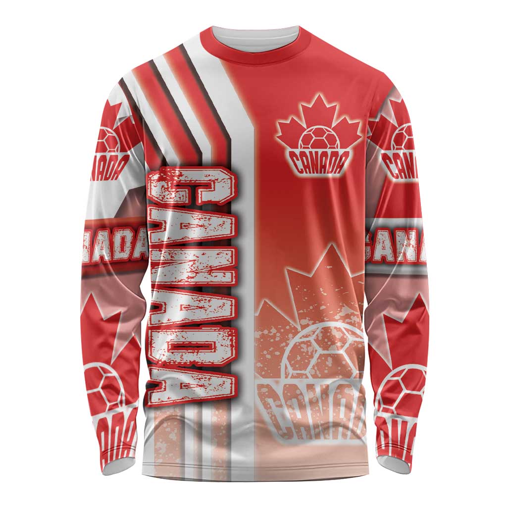 Canada Football Long Sleeve Shirt Canucks Soccer - Road To Champion