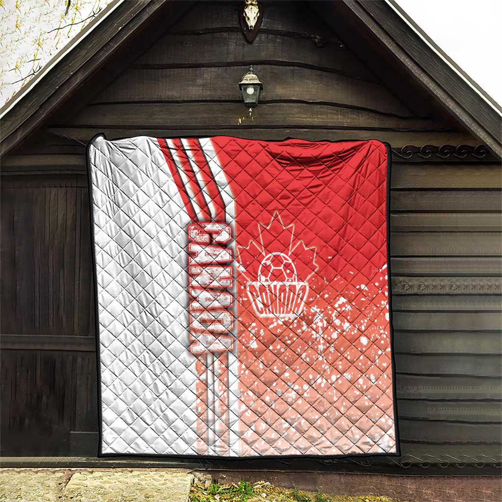 Canada Football Quilt Canucks Soccer - Road To Champion