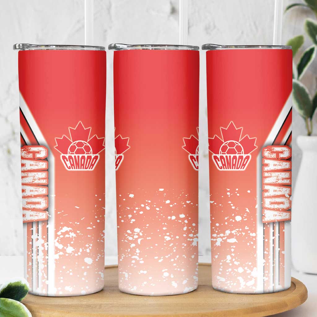 Canada Football Skinny Tumbler Canucks Soccer - Road To Champion