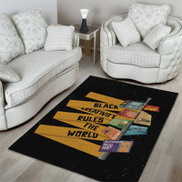 Black Creativity Rules The World Area Rug African Creativity - Wonder Print Shop