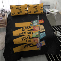 Black Creativity Rules The World Bedding Set African Creativity - Wonder Print Shop