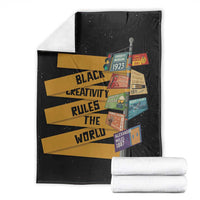 Black Creativity Rules The World Blanket African Creativity