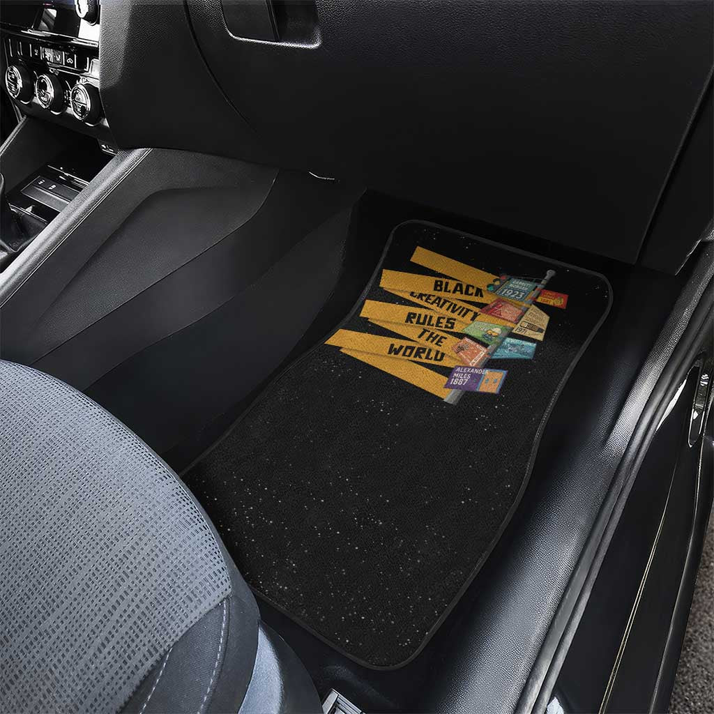 Black Creativity Rules The World Car Mats African Creativity - Wonder Print Shop