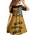 Black Creativity Rules The World Family Matching Off The Shoulder Long Sleeve Dress and Hawaiian Shirt African Creativity - Wonder Print Shop
