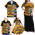 Black Creativity Rules The World Family Matching Off Shoulder Maxi Dress and Hawaiian Shirt African Creativity - Wonder Print Shop
