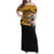 Black Creativity Rules The World Family Matching Off Shoulder Maxi Dress and Hawaiian Shirt African Creativity - Wonder Print Shop