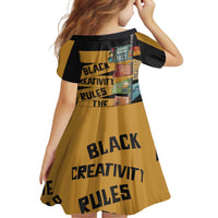Black Creativity Rules The World Family Matching Puletasi and Hawaiian Shirt African Creativity - Wonder Print Shop