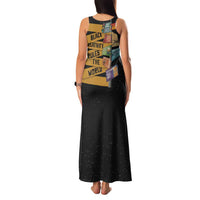 Black Creativity Rules The World Family Matching Tank Maxi Dress and Hawaiian Shirt African Creativity - Wonder Print Shop