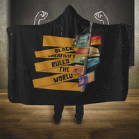 Black Creativity Rules The World Hooded Blanket African Creativity