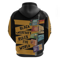 Black Creativity Rules The World Hoodie African Creativity - Wonder Print Shop