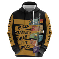 Black Creativity Rules The World Hoodie African Creativity - Wonder Print Shop
