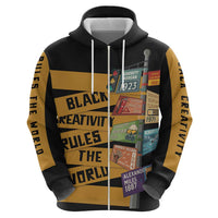 Black Creativity Rules The World Hoodie African Creativity - Wonder Print Shop