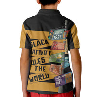 Black Creativity Rules The World Kid Polo Shirt African Creativity - Wonder Print Shop