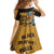 Black Creativity Rules The World Kid Short Sleeve Dress African Creativity - Wonder Print Shop