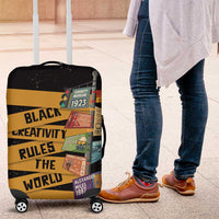 Black Creativity Rules The World Luggage Cover African Creativity - Wonder Print Shop