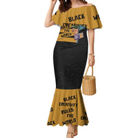 Black Creativity Rules The World Mermaid Dress African Creativity - Wonder Print Shop