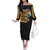 Black Creativity Rules The World Off The Shoulder Long Sleeve Dress African Creativity - Wonder Print Shop