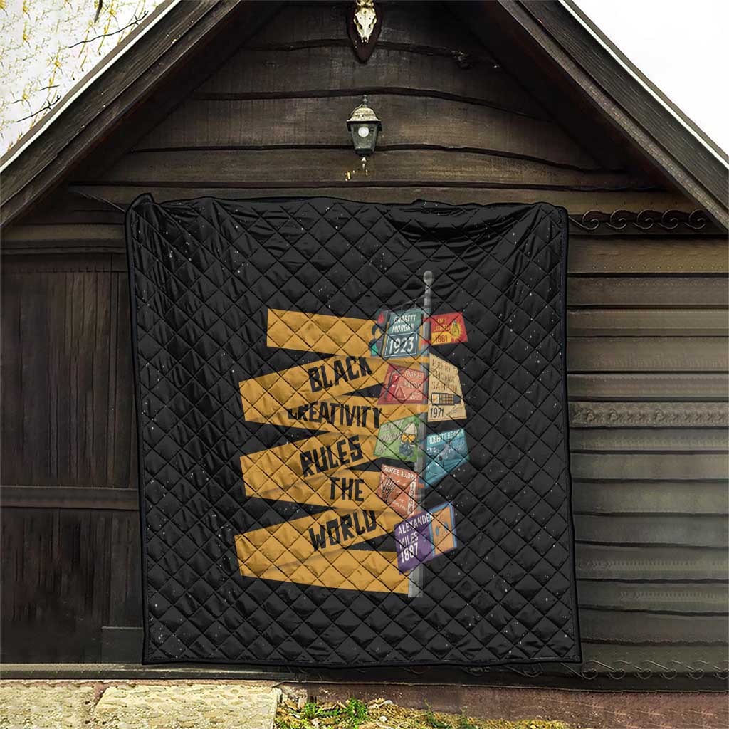 Black Creativity Rules The World Quilt African Creativity - Wonder Print Shop