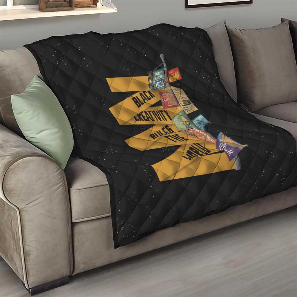 Black Creativity Rules The World Quilt African Creativity - Wonder Print Shop