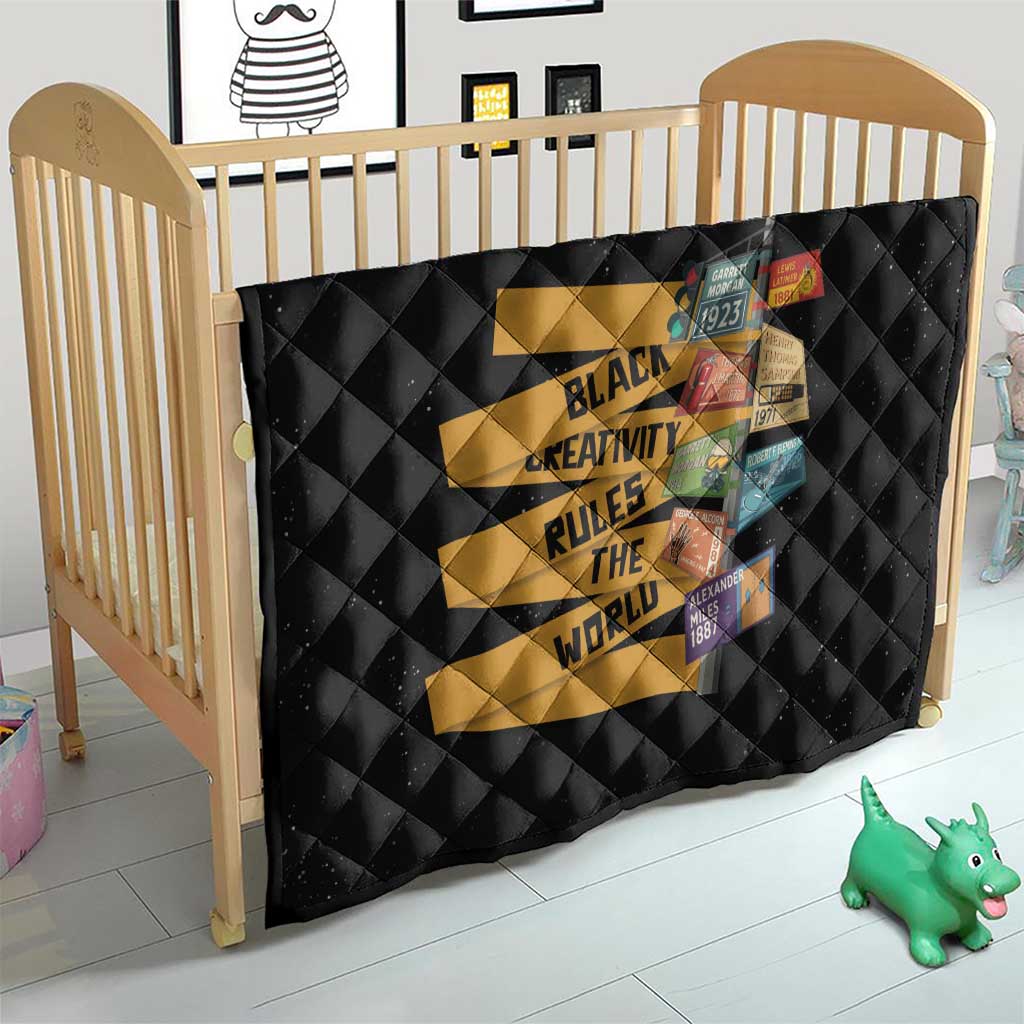 Black Creativity Rules The World Quilt African Creativity - Wonder Print Shop