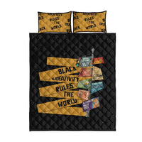 Black Creativity Rules The World Quilt Bed Set African Creativity - Wonder Print Shop