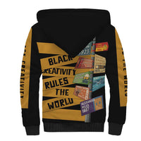 Black Creativity Rules The World Sherpa Hoodie African Creativity - Wonder Print Shop