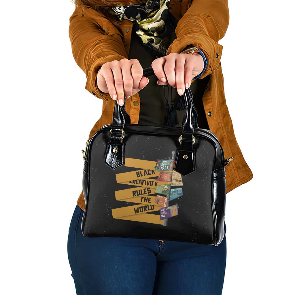 Black Creativity Rules The World Shoulder Handbag African Creativity