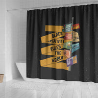 Black Creativity Rules The World Shower Curtain African Creativity