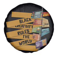 Black Creativity Rules The World Spare Tire Cover African Creativity - Wonder Print Shop