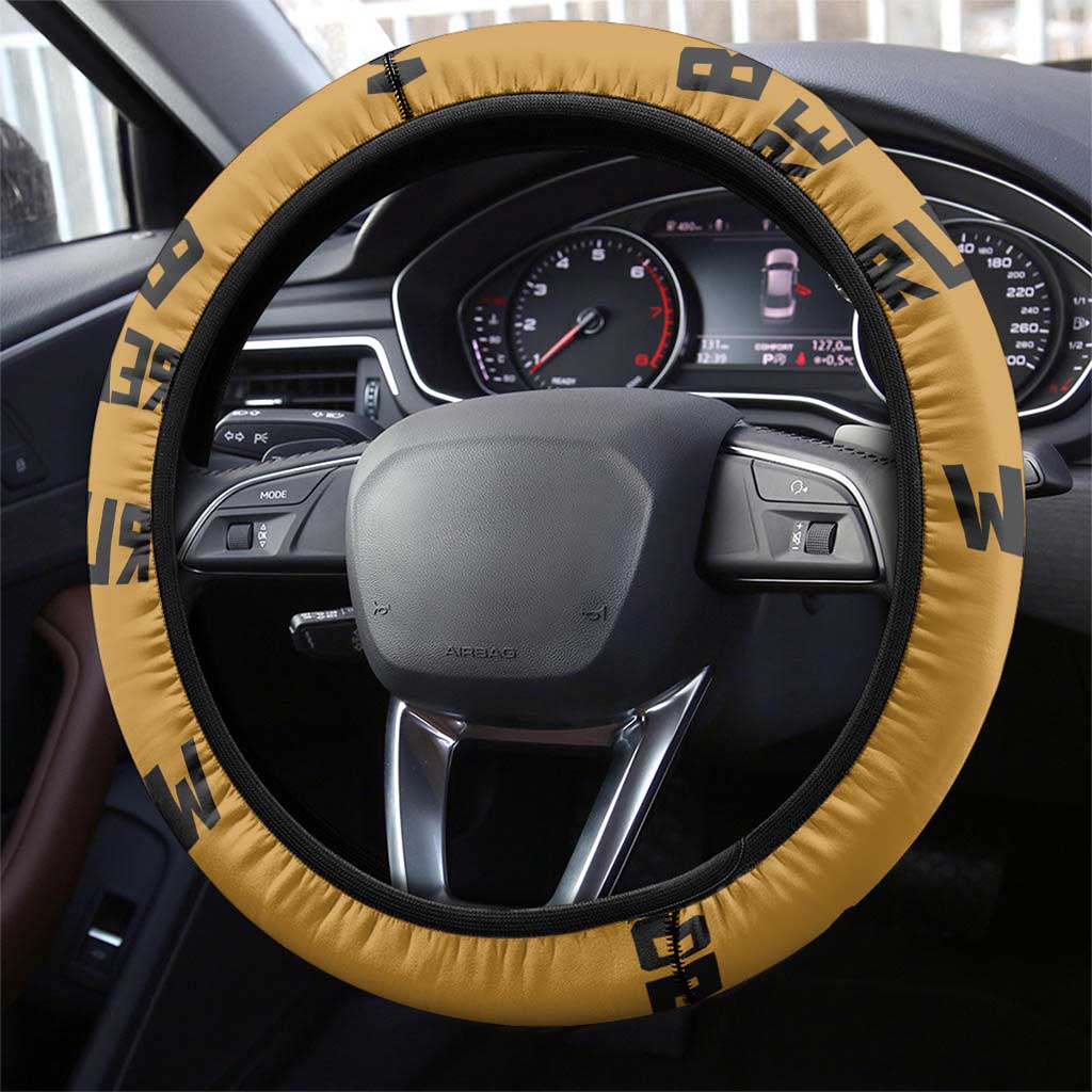 Black Creativity Rules The World Steering Wheel Cover African Creativity - Wonder Print Shop