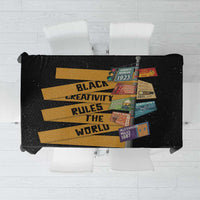 Black Creativity Rules The World Tablecloth African Creativity - Wonder Print Shop