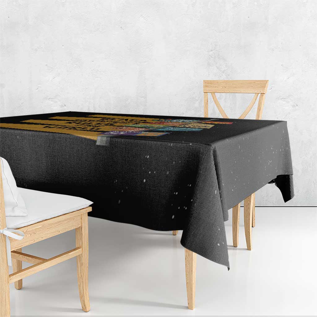 Black Creativity Rules The World Tablecloth African Creativity - Wonder Print Shop