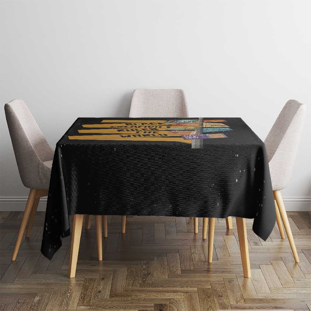 Black Creativity Rules The World Tablecloth African Creativity - Wonder Print Shop
