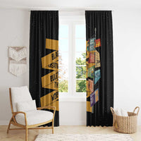 Black Creativity Rules The World Window Curtain African Creativity - Wonder Print Shop