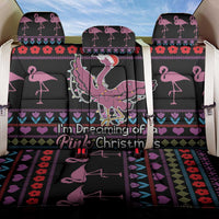 Flamingo Im Dreaming Of A Pink Christmas Back Car Seat Cover - Wonder Print Shop