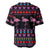 Flamingo Im Dreaming Of A Pink Christmas Baseball Jersey - Wonder Print Shop