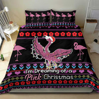 Flamingo Im Dreaming Of A Pink Christmas Bedding Set - Wonder Print Shop