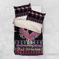 Flamingo Im Dreaming Of A Pink Christmas Bedding Set - Wonder Print Shop