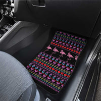 Flamingo Im Dreaming Of A Pink Christmas Car Mats - Wonder Print Shop